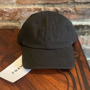 Frame black baseball cap NWT
